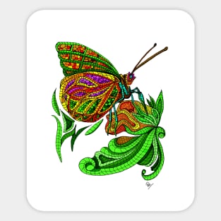 Spiritual Butterfly Rebirth and Resurrection Sticker